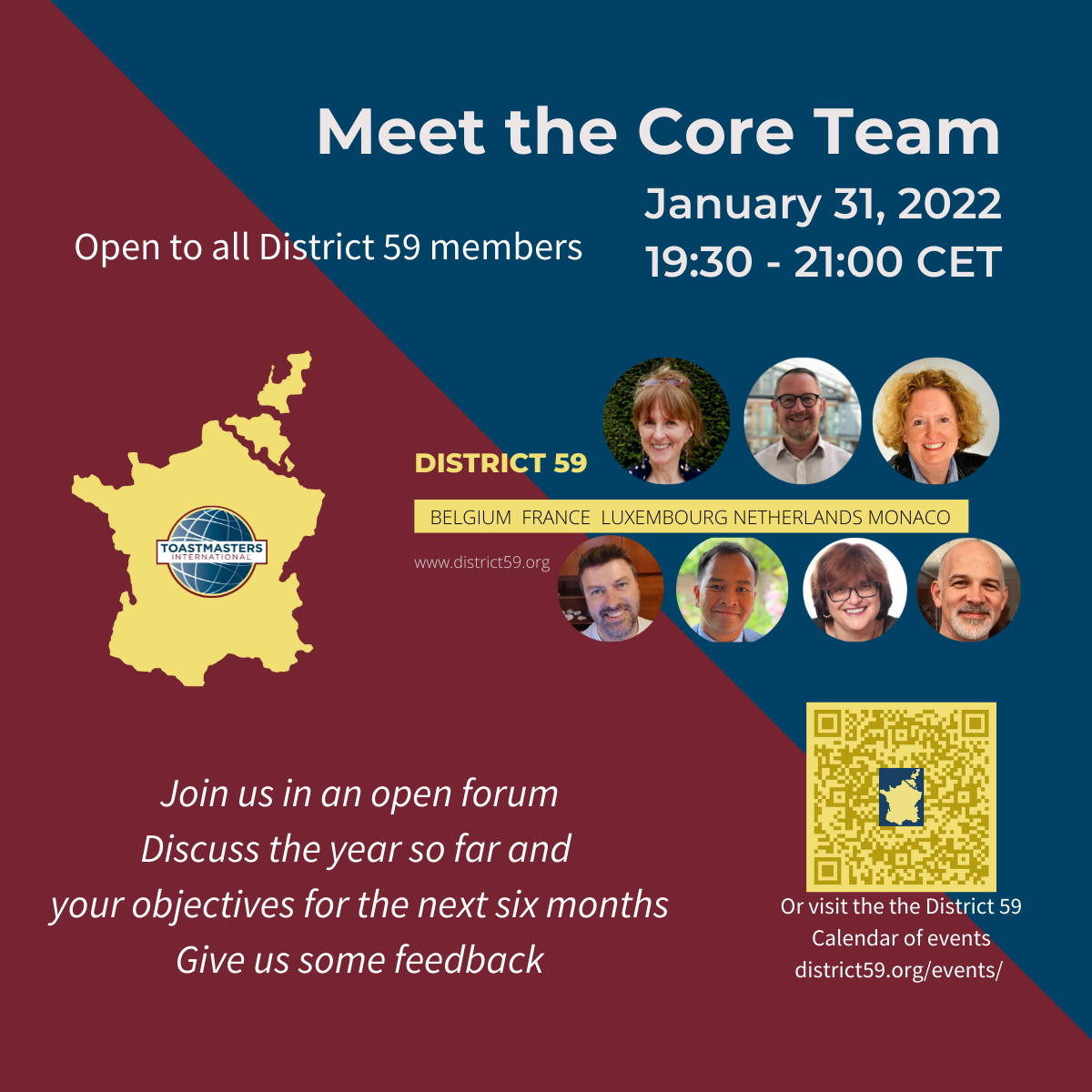 Meet the Core Team 2021-2022 January 31, 2022